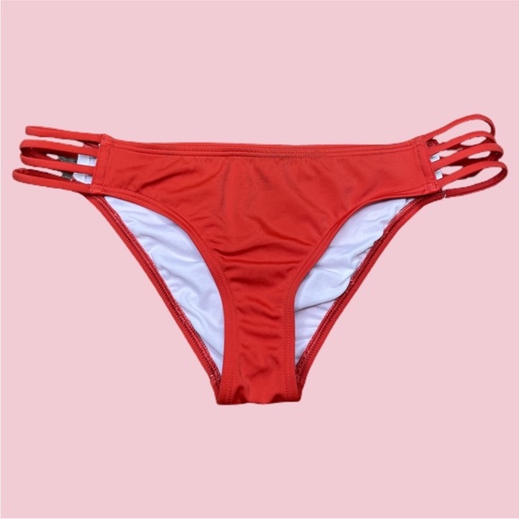 Urban Outfitters Other - Urban Outfitters Out From Under Orange/Red Strappy Side Bikini Bottoms size L